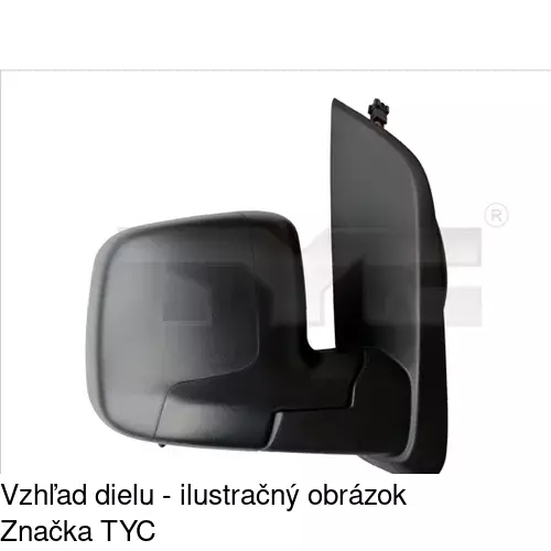 Vonkajšie zrkadlo POLCAR 2391524E