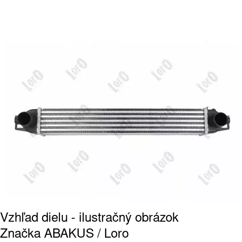 Chladiče vzduchu (Intercoolery) POLCAR 2391J8-1 - obr. 3