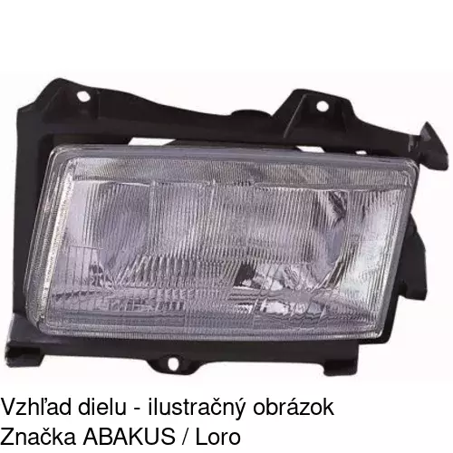 Hlavný reflektor POLCAR 239510-C - obr. 3