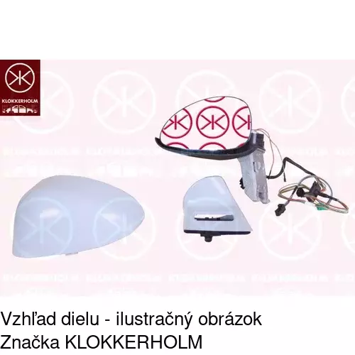 Vonkajšie zrkadlo POLCAR 2395524E - obr. 2