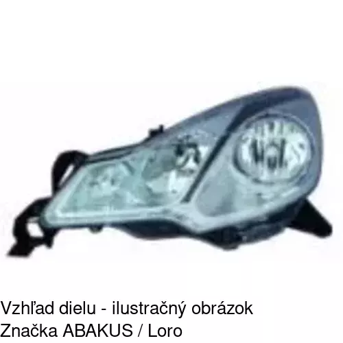 Hlavný reflektor POLCAR 23B1090E