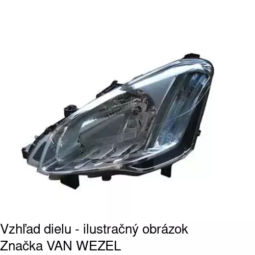 Hlavný reflektor POLCAR 23U109-V - obr. 5