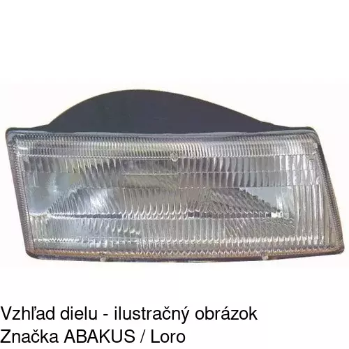 Hlavný reflektor POLCAR 240009 - obr. 1