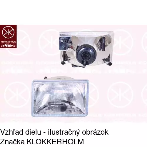 Hlavný reflektor POLCAR 240410-E - obr. 1