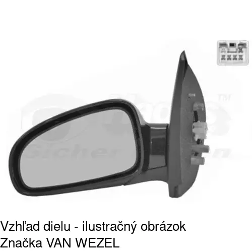 Vonkajšie zrkadlo POLCAR 2500513S - obr. 2