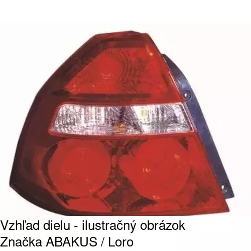 Zadné svetlo POLCAR 250488-E - obr. 2