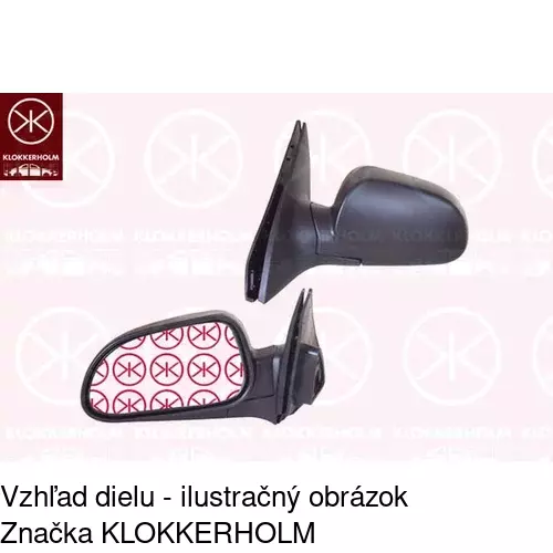 Vonkajšie zrkadlo POLCAR 2507523E