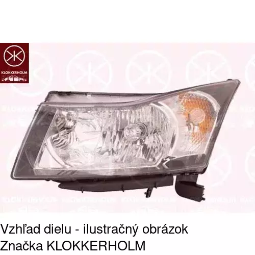 Hlavný reflektor POLCAR 250809-E - obr. 1