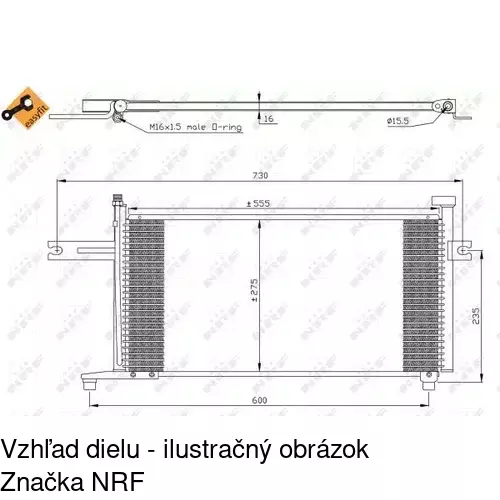 Chladiče klimatizácie POLCAR 2705K8C2S - obr. 1