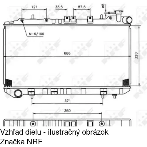 Chladiče vody POLCAR 272908-1