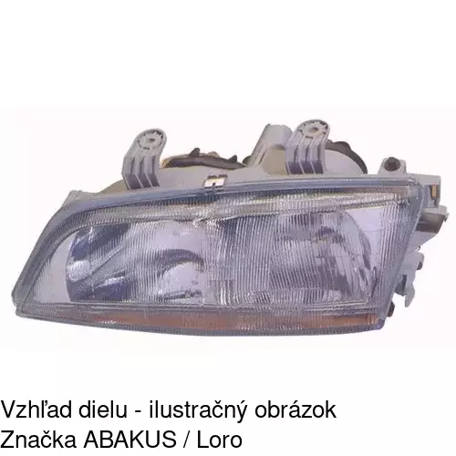 Hlavný reflektor POLCAR 2732100E