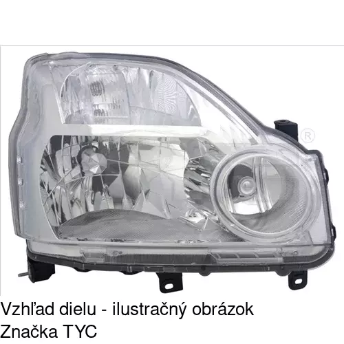 Hlavný reflektor 275110-E /POLCAR/