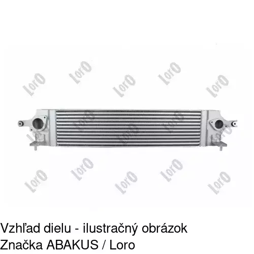 Chladiče vzduchu (Intercoolery) POLCAR 2751J8-1 - obr. 1