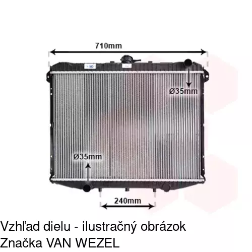 Chladiče vody POLCAR 2770082X - obr. 1