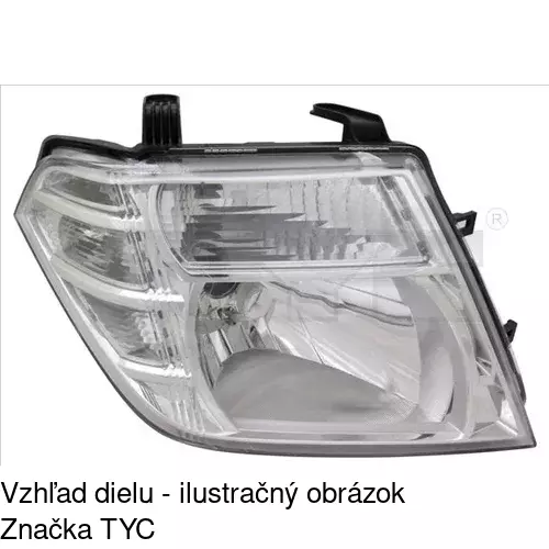 Hlavný reflektor POLCAR 278210-H