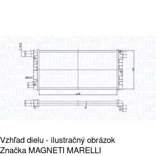 Chladiče vody POLCAR 3001082X