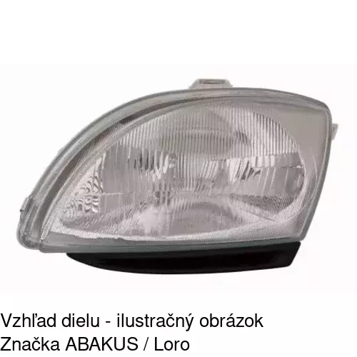 Hlavný reflektor POLCAR 3002091E - obr. 5