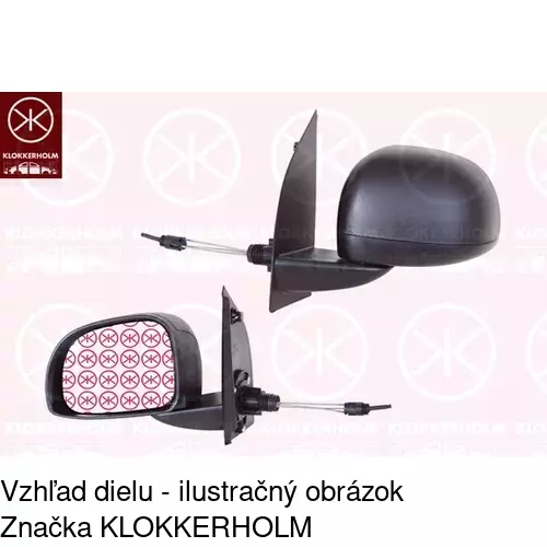 Vonkajšie zrkadlo POLCAR 3003523E