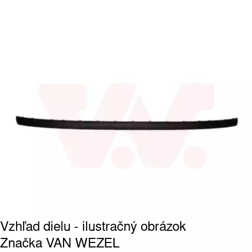 Lišta nárazníka POLCAR 300396-5 - obr. 2