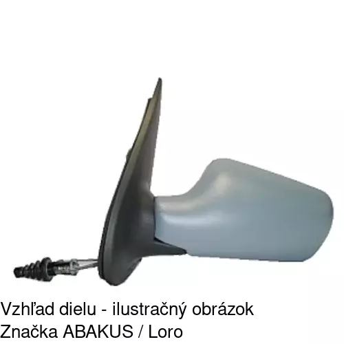 Vonkajšie zrkadlo POLCAR 3005512E - obr. 3