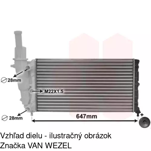 Chladiče vody POLCAR 301708A3 - obr. 5