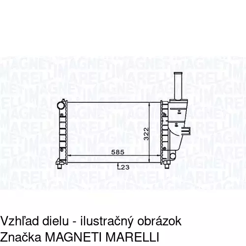 Chladiče vody POLCAR 302208A1 - obr. 2