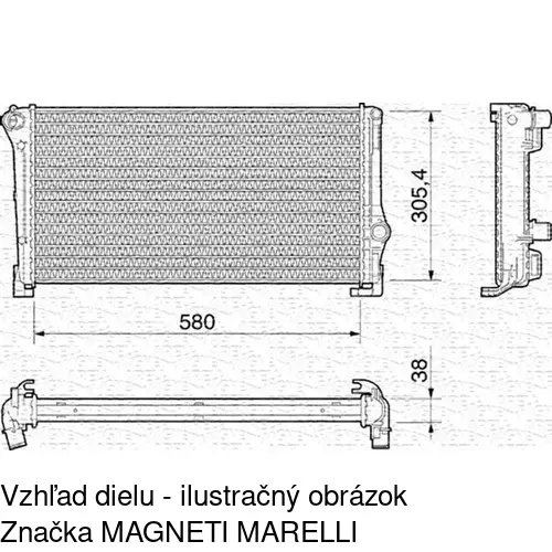 Chladiče vody POLCAR 302308-3