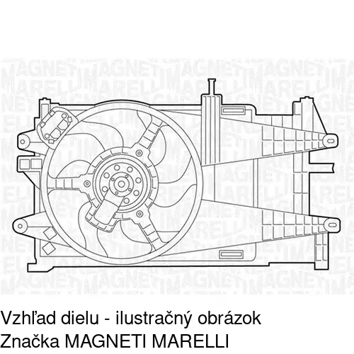 Ventilátory chladičov POLCAR 302323W2