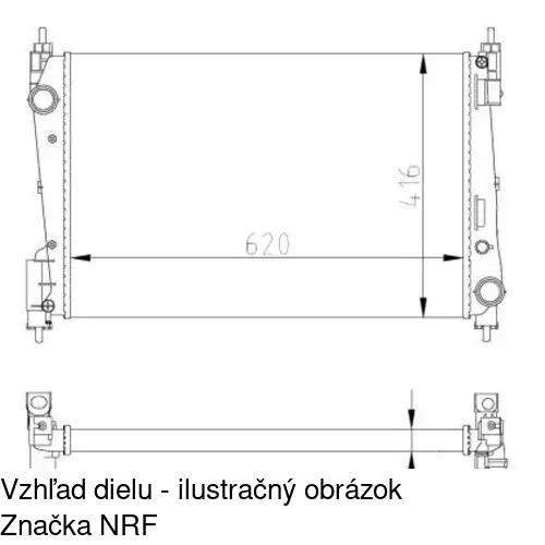 Chladiče vody POLCAR 302408-1 - obr. 2