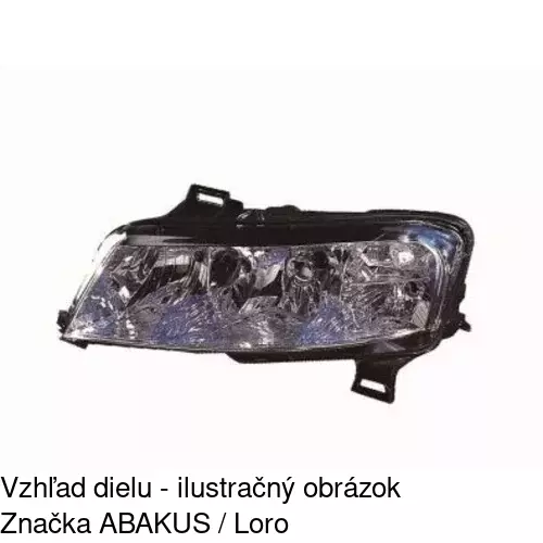 Hlavný reflektor POLCAR 303010-C - obr. 1