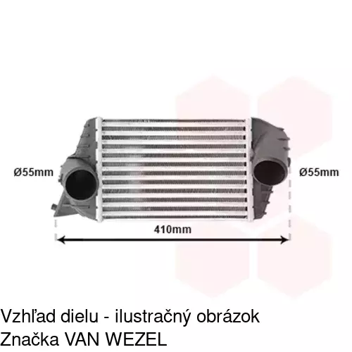 Chladiče vzduchu (Intercoolery) POLCAR 3030J8-1 - obr. 3