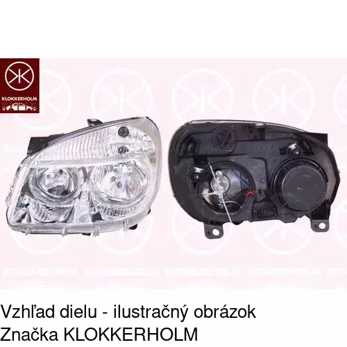 Hlavný reflektor POLCAR 304109-C - obr. 1