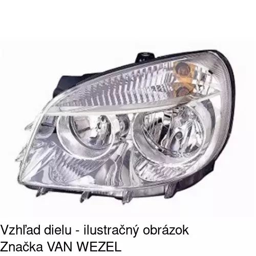 Hlavný reflektor POLCAR 304110-E - obr. 5