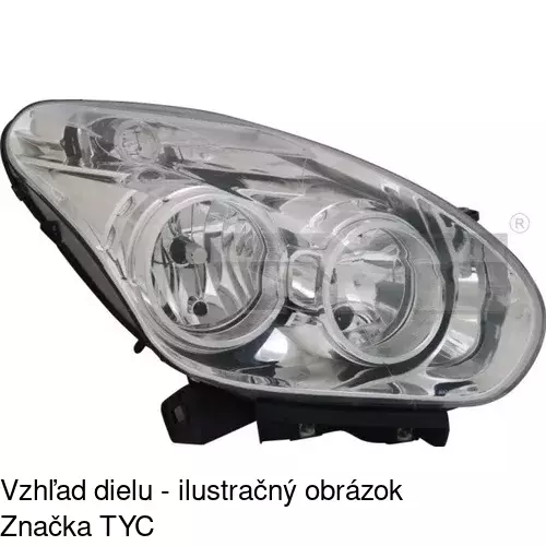 Hlavný reflektor POLCAR 304209-E