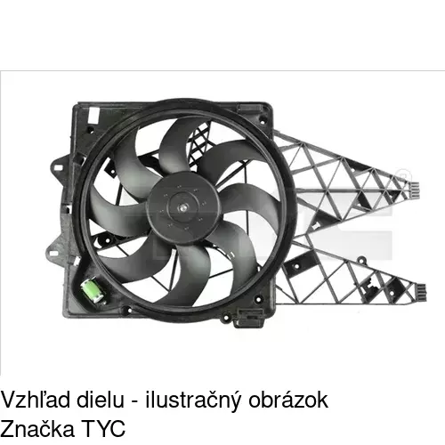 Ventilátory chladičov POLCAR 304223W3X