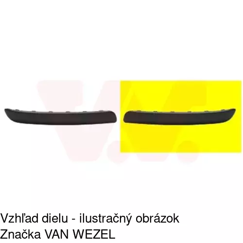 Lišta nárazníka 304407-5 /POLCAR/ - obr. 5