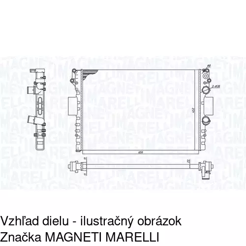 Chladiče vody POLCAR 305208-2 - obr. 4