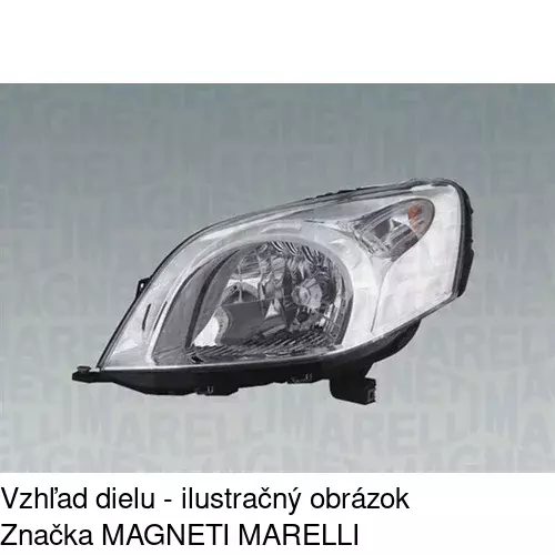 Hlavný reflektor POLCAR 308509-U - obr. 3