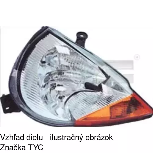 Hlavný reflektor POLCAR 320010-V - obr. 2