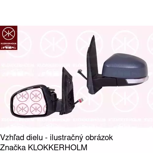 Vonkajšie zrkadlo POLCAR 3205527S