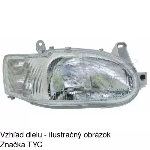 Hlavný reflektor POLCAR 3207092E - obr. 1