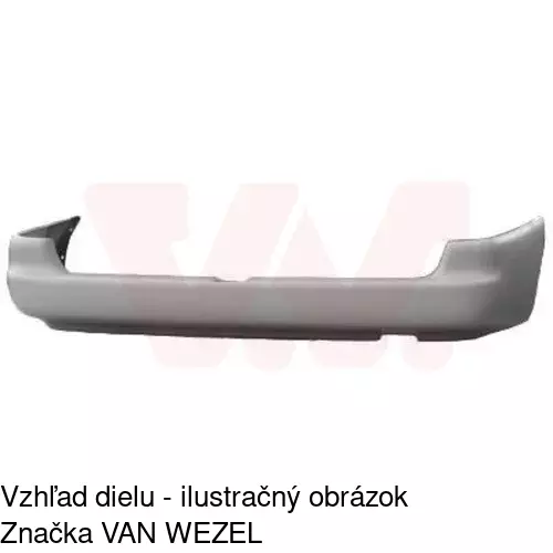 Zadný nárazník POLCAR 3207962Q