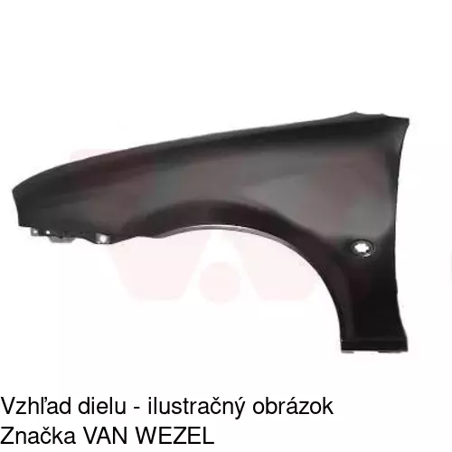 Predný blatník POLCAR 321001