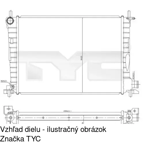 Chladiče vody POLCAR 321008A2