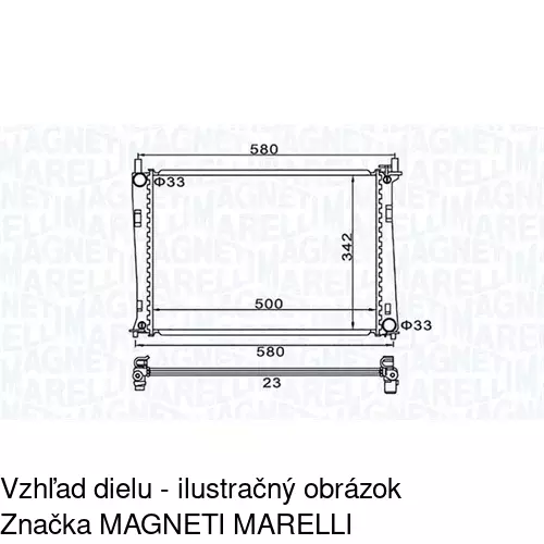 Chladiče vody POLCAR 321208-2 - obr. 1