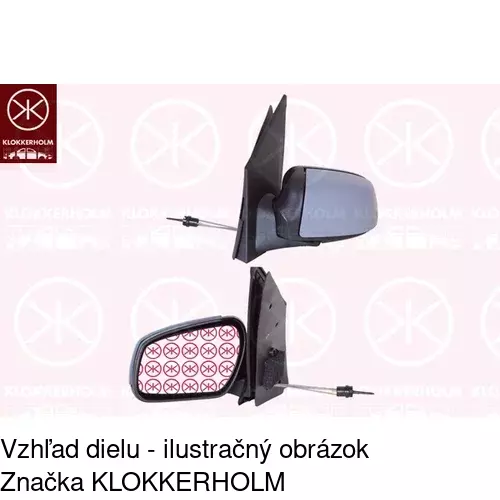 Vonkajšie zrkadlo POLCAR 3212521E - obr. 2