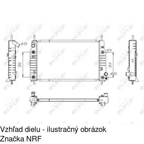 Chladiče vody 321608-5 /POLCAR/