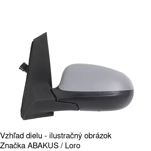 Vonkajšie zrkadlo 3233515S /POLCAR/ - obr. 4