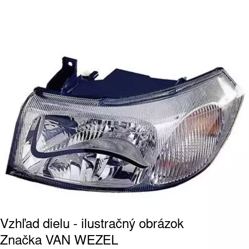 Hlavný reflektor POLCAR 3247093E - obr. 5