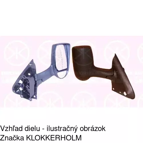 Vonkajšie zrkadlo POLCAR 3247511E